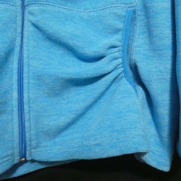 IZOD PERFORMANCE | large | Full-Zip Blue Fleece Lightweight Jacket - Picture 8 of 16